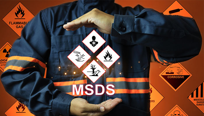 Material Safety Data Sheet (MSDS) Sign